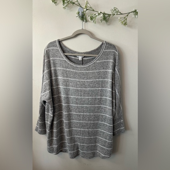 Market & Spruce | Cozy Striped Shirt - Picture 1 of 6